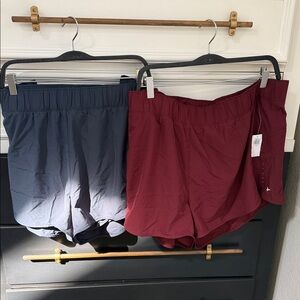 Old Navy Active Burgundy Shorts
